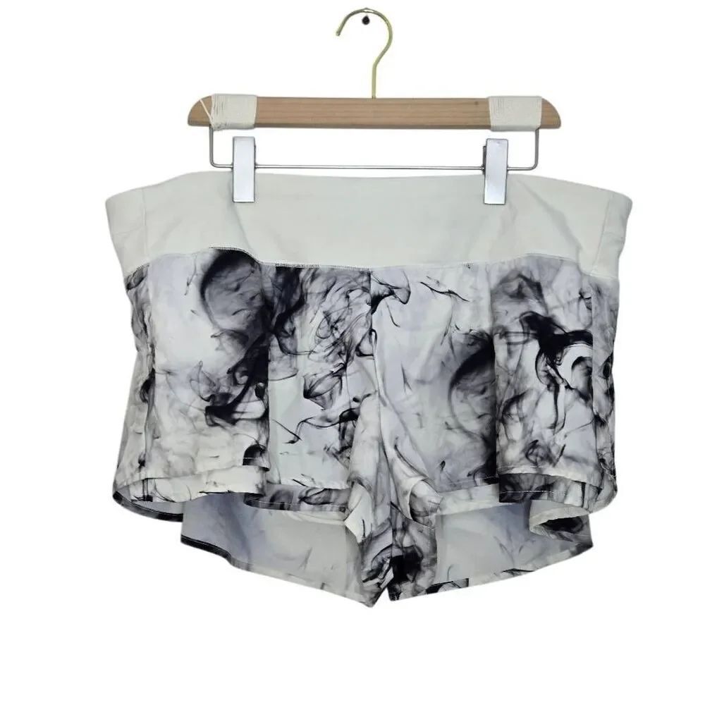 Calia Kick It up Short Size XXL Sacred Smoke Lined Shorts Black White